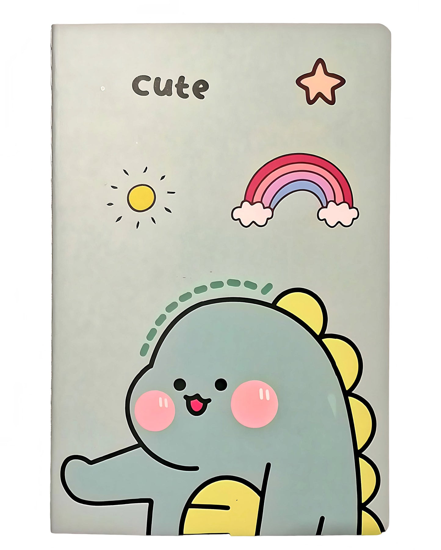 Cute Dinosaur Notebook |Kawaii Kitsch| A5 Lined Notebook | Dino Stationary Journal Cute Diary | Ruled Pages| Stationary Gift |Gifts for Kids