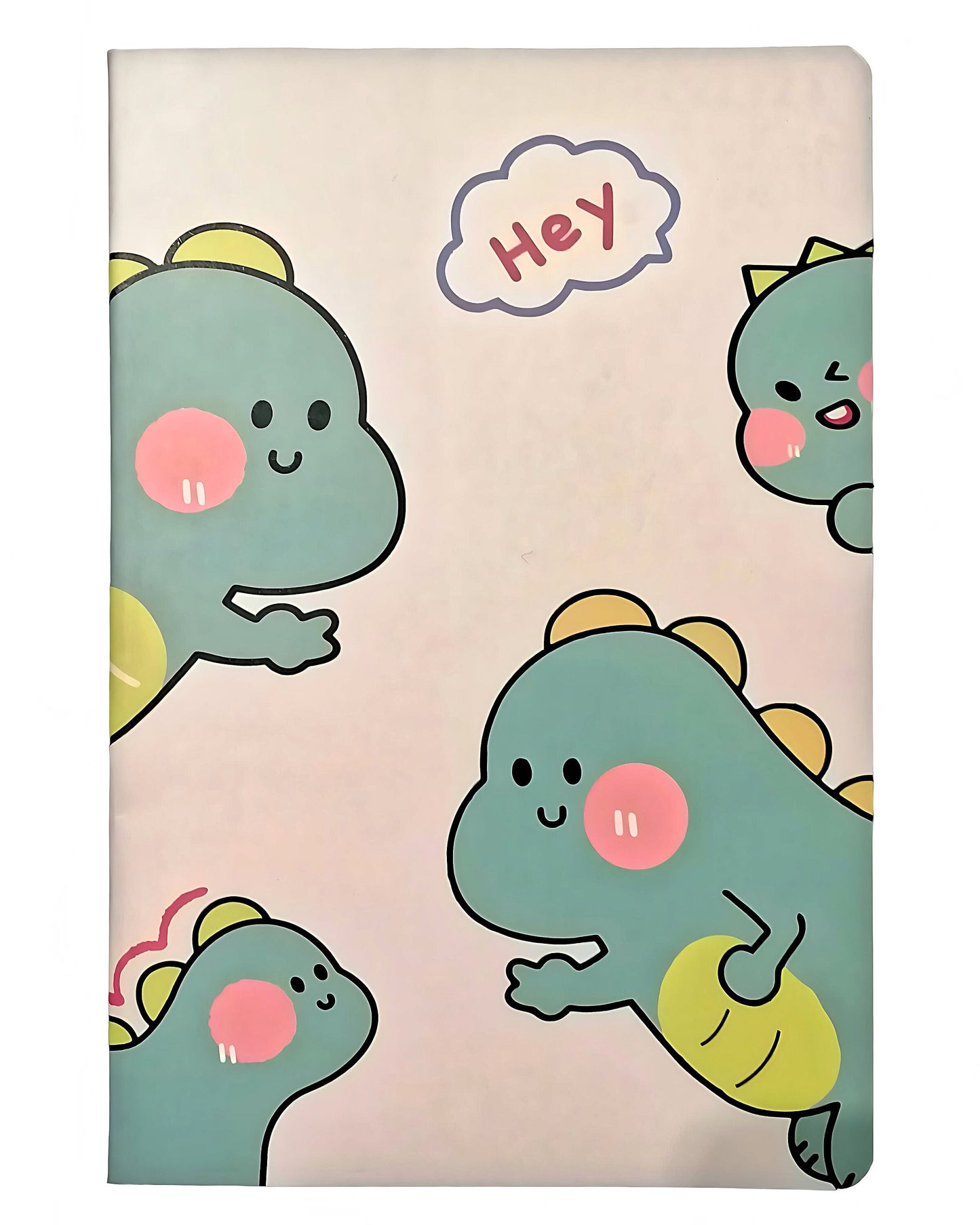 Cute Dinosaur Notebook |Kawaii Kitsch| A5 Lined Notebook | Dino Stationary Journal Cute Diary | Ruled Pages| Stationary Gift |Gifts for Kids