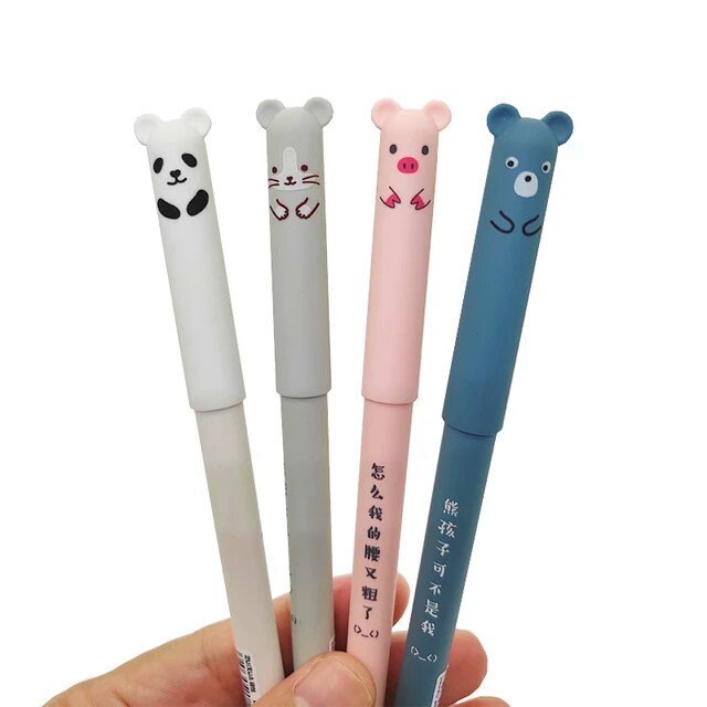 Kawaii Erasable Gel Pen| 0.5mm Fineline Gel Pens| Stocking Fillers | Cute School Supplies | Gift for Kids | Stationery Gift Set| Cute Gifts