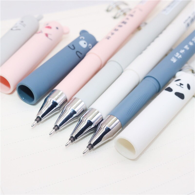Kawaii Erasable Gel Pen| 0.5mm Fineline Gel Pens| Stocking Fillers | Cute School Supplies | Gift for Kids | Stationery Gift Set| Cute Gifts