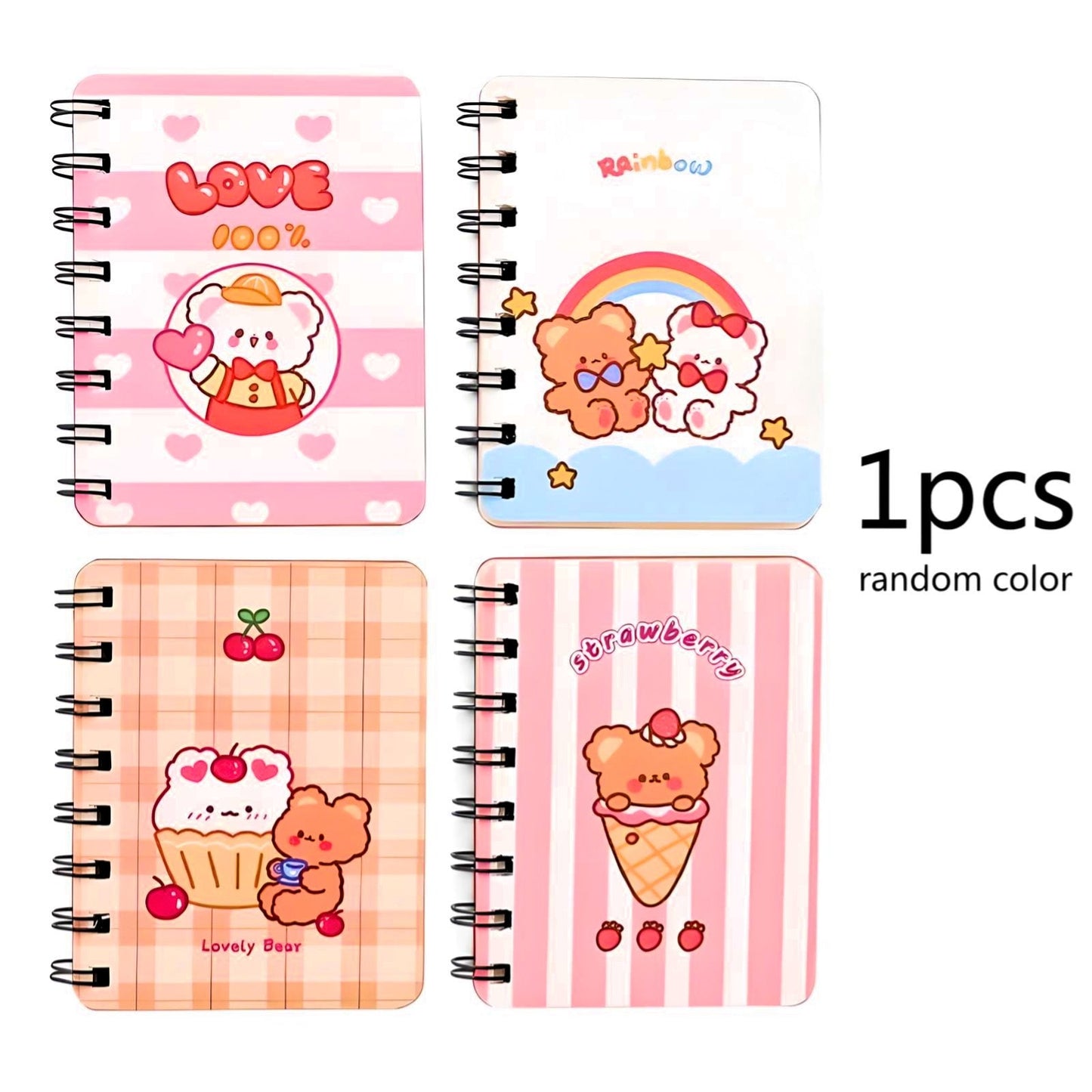 Mini Kawaii Notebooks, Cute Notebooks for Kids, Kawaii Journals for Study, Blank Page Fun Notebooks, Back to School Supplies, Gifts for Kids
