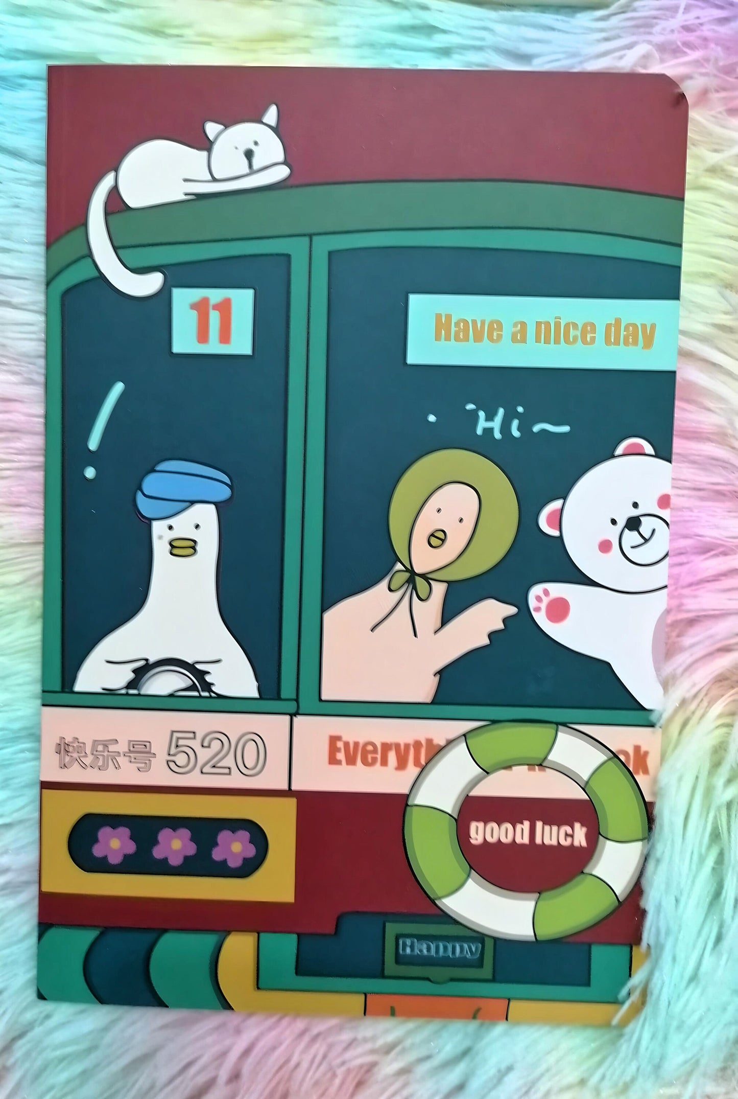 4 Pcs Cute Notebook | Cute Gifts for Kids | A5 Lined Notebook| Kawaii Stationary Journal Cute Diary | Ruled Pages | Stationary Gift for Kids