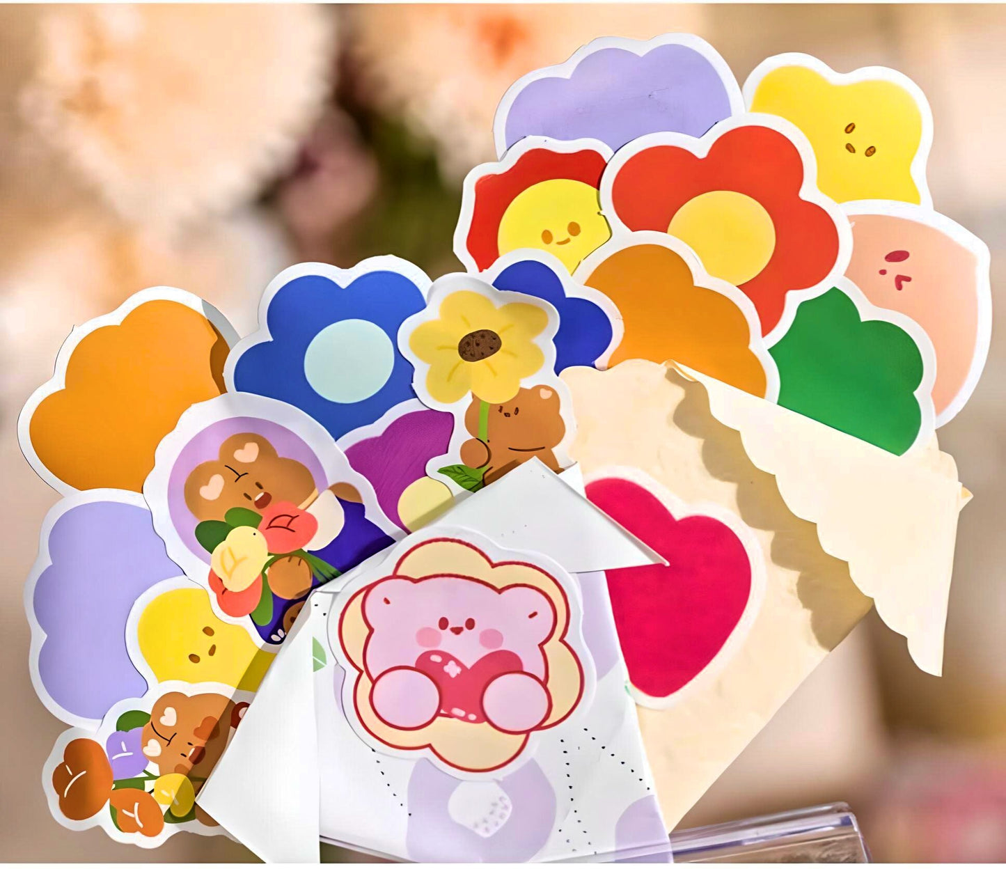 300 Pcs Kawaii Stickers, Cute Stickers for Journal, Stickers for Scrapbook, DIY Crafts, Animal Stickers, Journal Supplies, Cute Gifts for Ki