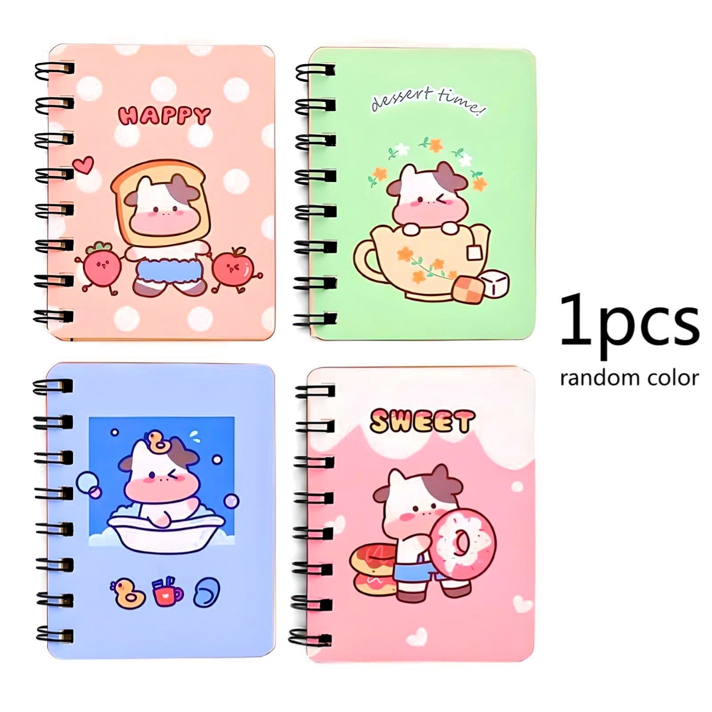 Mini Kawaii Notebooks, Cute Notebooks for Kids, Kawaii Journals for Study, Blank Page Fun Notebooks, Back to School Supplies, Gifts for Kids