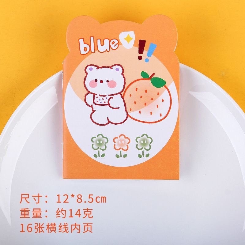 4Pcs Kawaii Notebook, Kawaii Stationery, Cute Mini Notebook, School Supplies, Journal