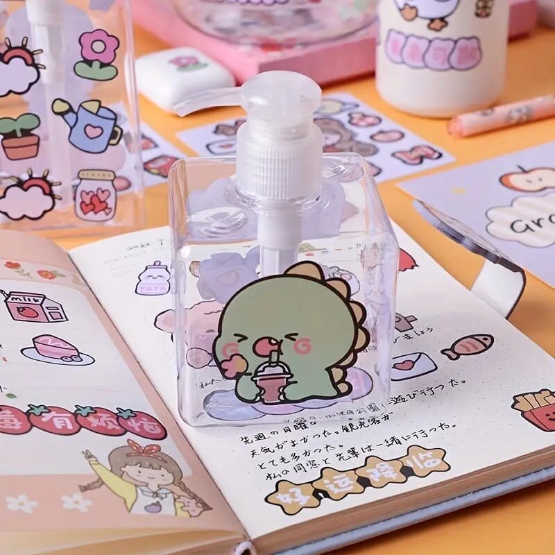Kawaii Stickers Sheet for Bullet Journal Scrapbooking DIY Diary Planner Korean stationary Bunny Stickers Animal Stickers Highlighter