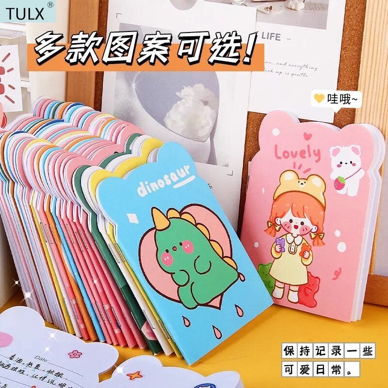 4Pcs Kawaii Notebook, Kawaii Stationery, Cute Mini Notebook, School Supplies, Journal
