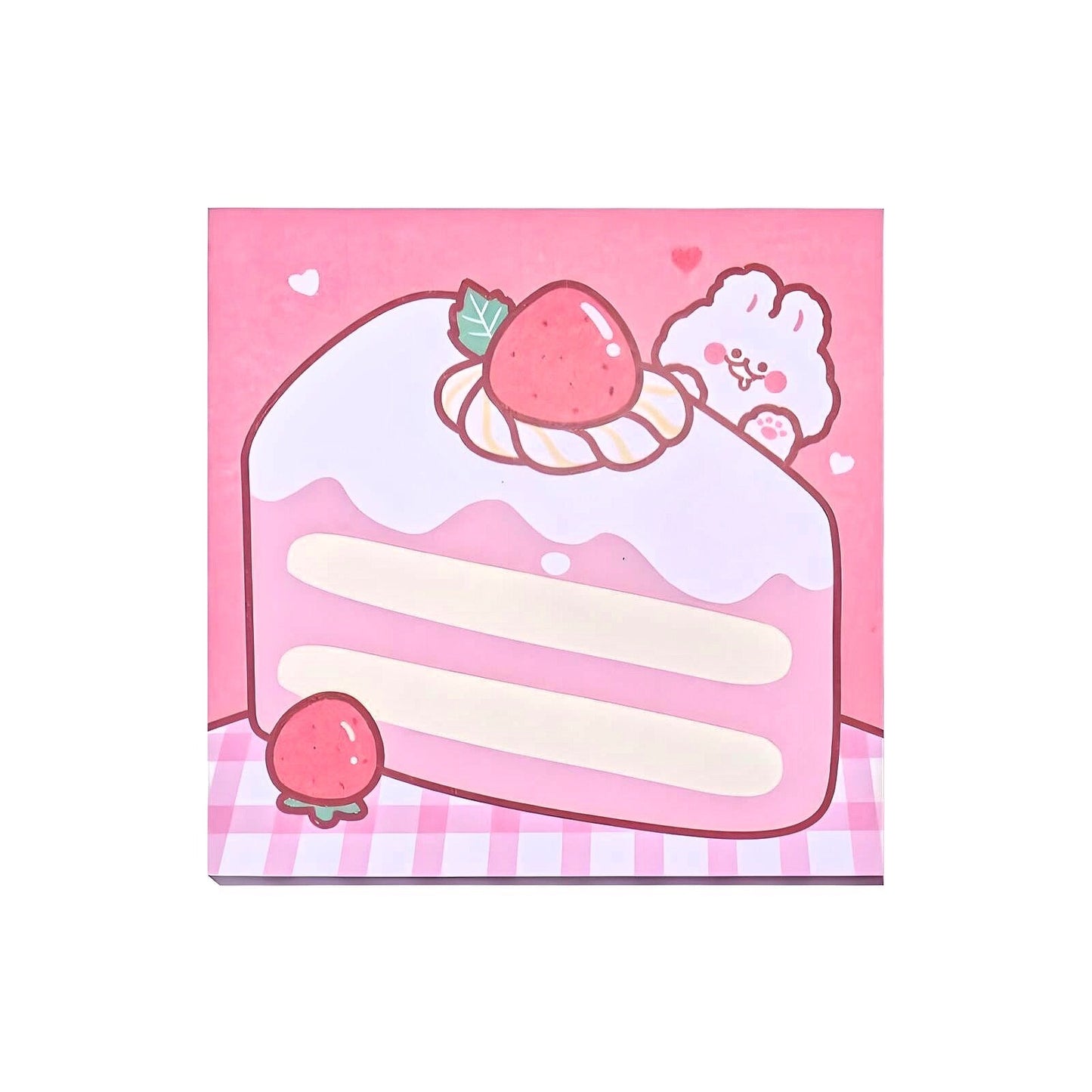 2Pcs Kawaii Pink Memo Pads | Cute Notes | Kawaii Notepad | Japanese Memo Notes | Cute Scrapbooking | Cute Gifts for Kids | Cute Stationery