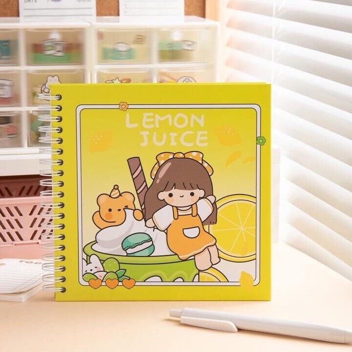 Diary for Kids, Cartoon Graphic Spiral Notebook, Kids Journal Diary, Kawaii Stationery, Cute Gifts for Kids