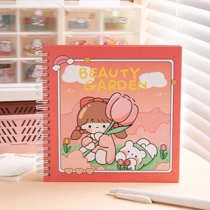 Diary for Kids, Cartoon Graphic Spiral Notebook, Kids Journal Diary, Kawaii Stationery, Cute Gifts for Kids