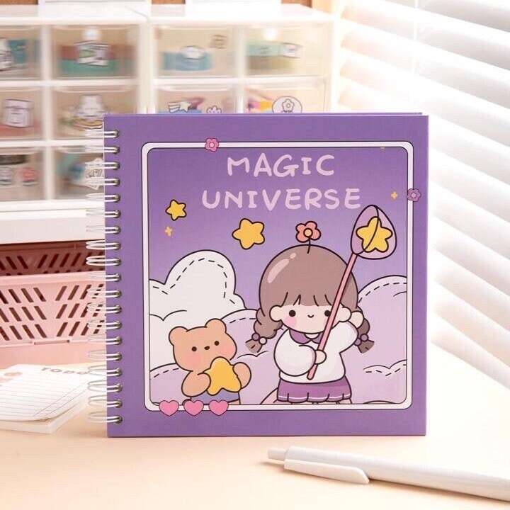 Diary for Kids, Cartoon Graphic Spiral Notebook, Kids Journal Diary, Kawaii Stationery, Cute Gifts for Kids