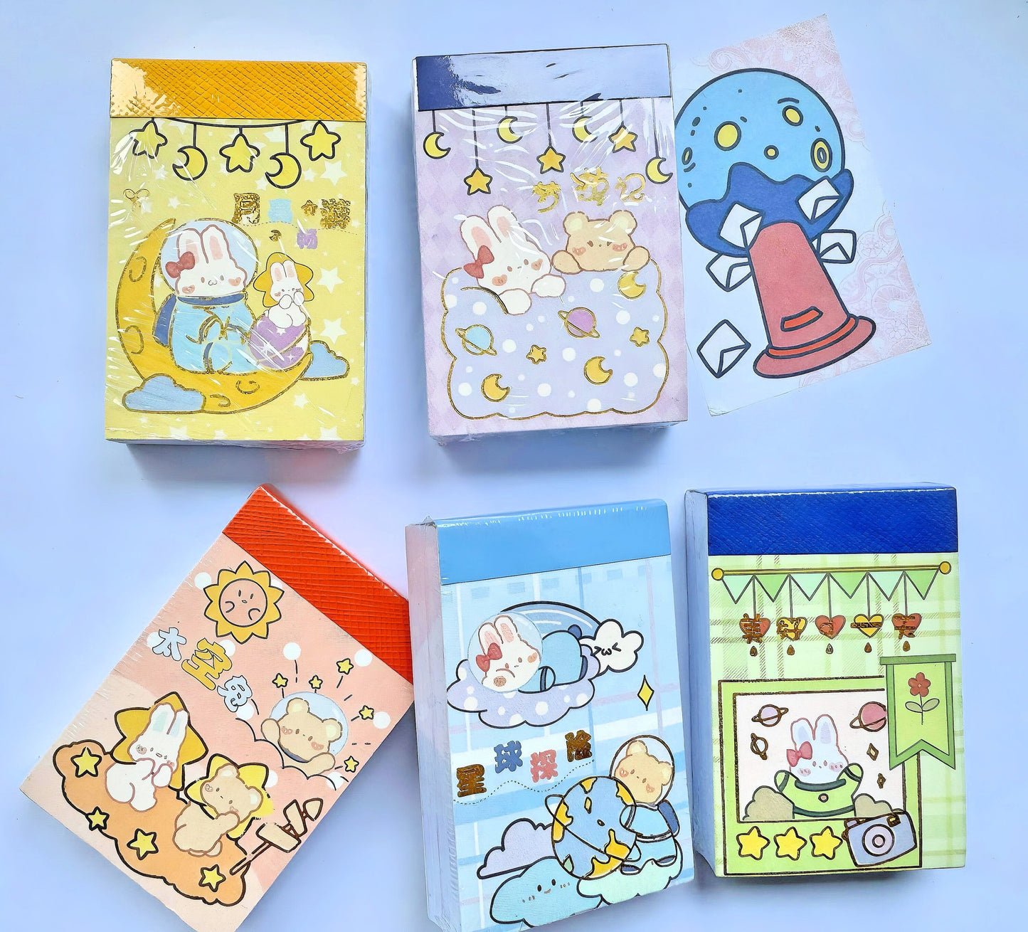 Mini Sticker Book, 50 Sheet Stickers Washi, Scrapbooking Stickers, Kawaii Washi Tape Sticker Diary, Sticker Book, Cute Gifts for Children
