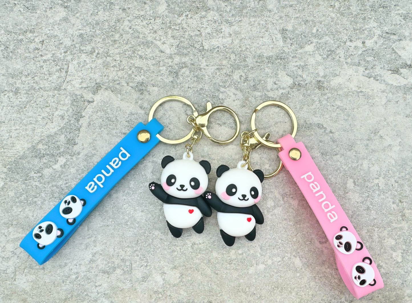 Kawaii Keyring Cute Panda Bag Accessories