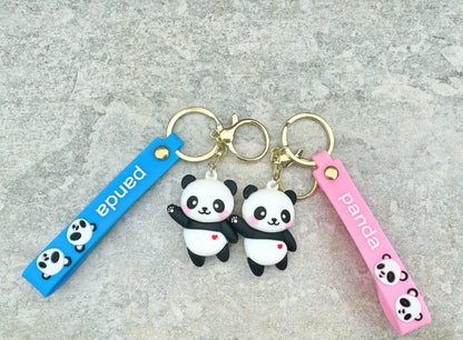 Kawaii Keyring Cute Panda Bag Accessories