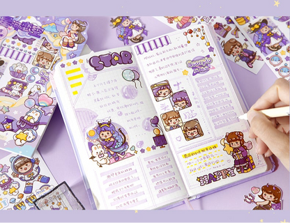 15Pcs Set of Washi Sticker Sheet for Infinite holiday activity fun
