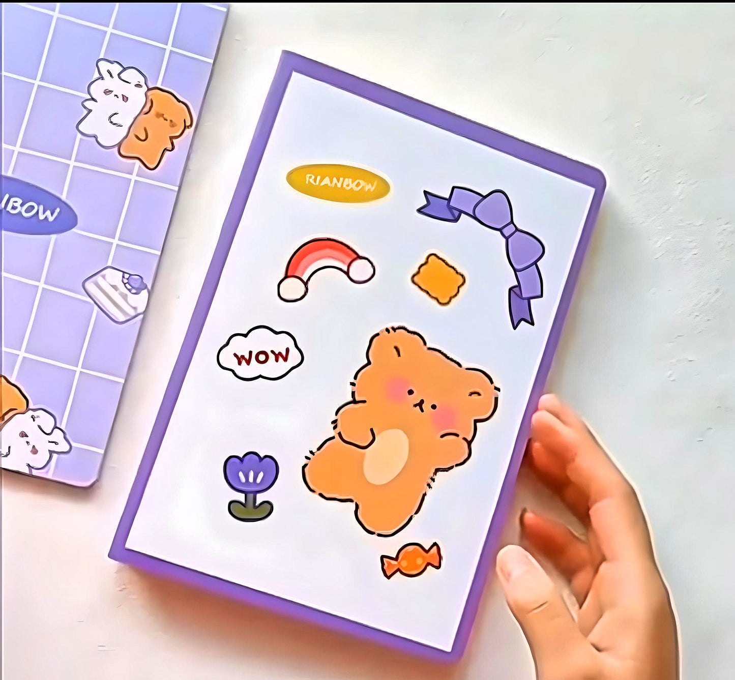 Kawaii Lined Notebook Set of 4 Notebooks