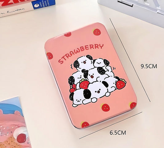 Jelly Dog Storage Tin Box for Stickers, Resin or Jewellery