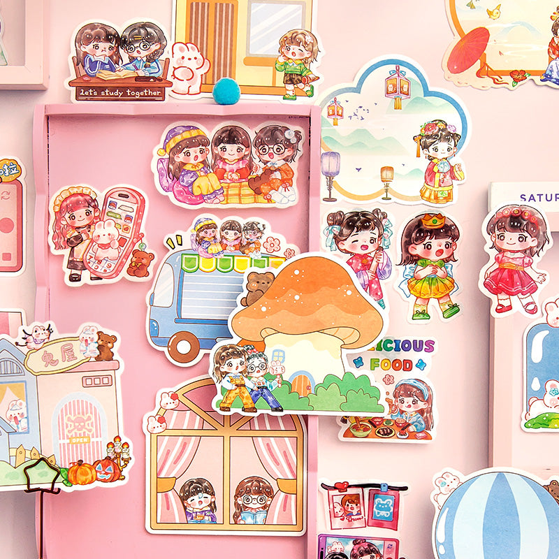 Kawaii Japanese Stickers for Journal Kit