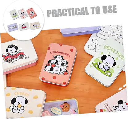 Jelly Dog Storage Tin Box for Stickers, Resin or Jewellery