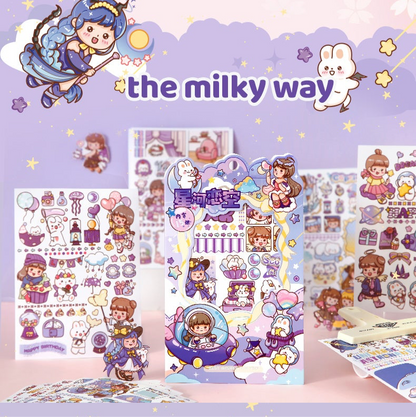 15Pcs Set of Washi Sticker Sheet for Infinite holiday activity fun