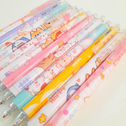 6Pcs Kawaii Animals Pen Set