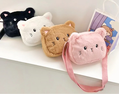 Kawaii Bag for Girls Soft Plush Handbag