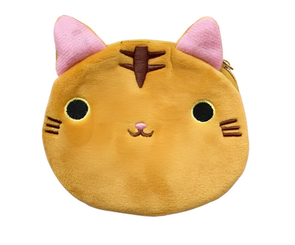 Cute Cat Coin Bag Plush Velvet Purse