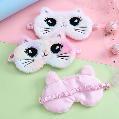 Kitty Cat Plush Sleeping Mask