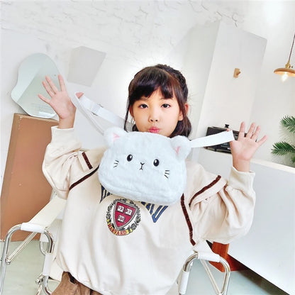 Kawaii Bag for Girls Soft Plush Handbag