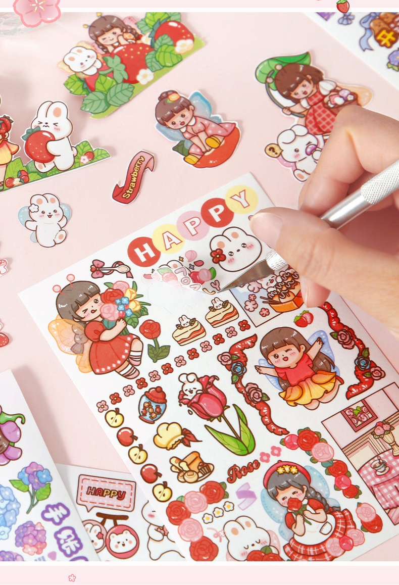 15Pcs Set of Washi Sticker Sheet for Infinite holiday activity fun