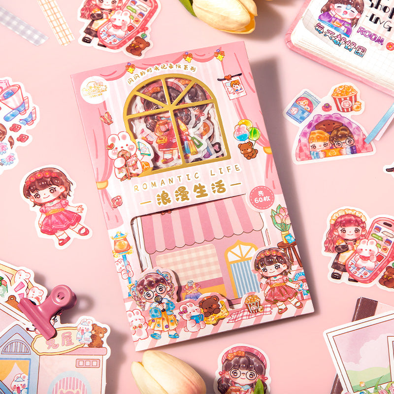 Kawaii Japanese Stickers for Journal Kit