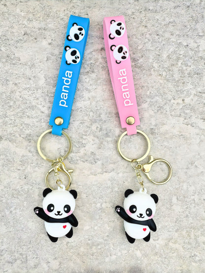 Kawaii Keyring Cute Panda Bag Accessories