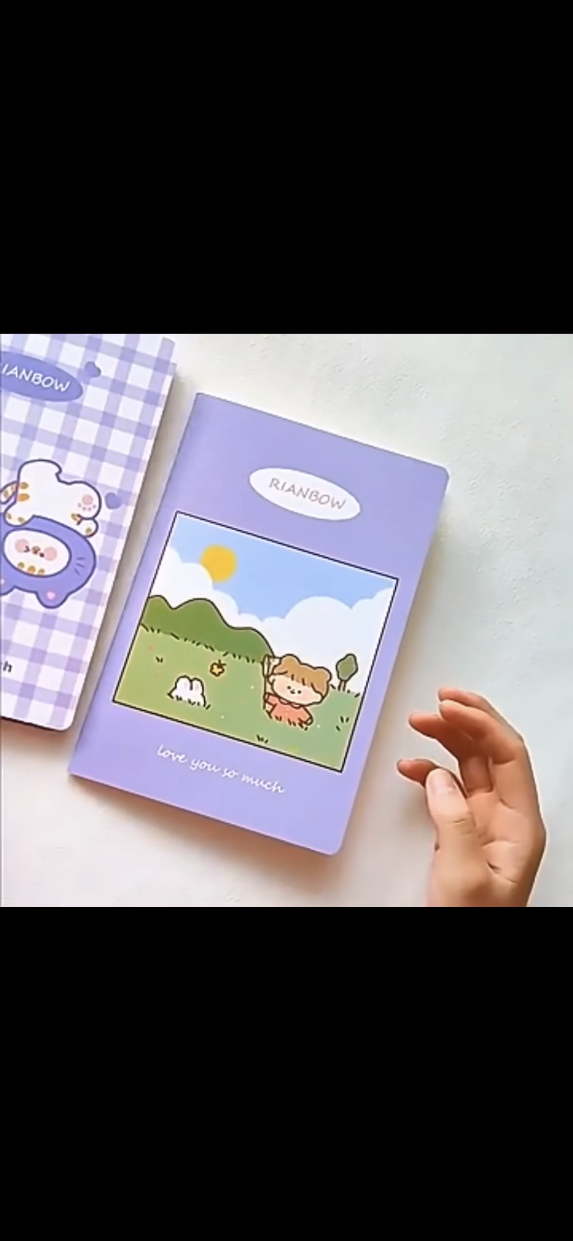 Kawaii Lined Notebook Set of 4 Notebooks