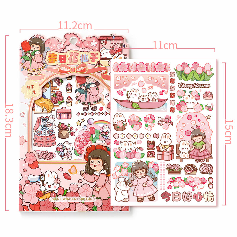 15Pcs Set of Washi Sticker Sheet for Infinite holiday activity fun