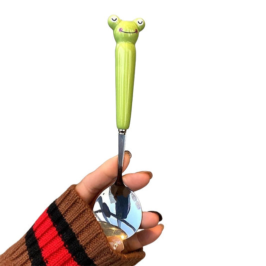 Cute Spoon Stainless Steel Frog Spoon