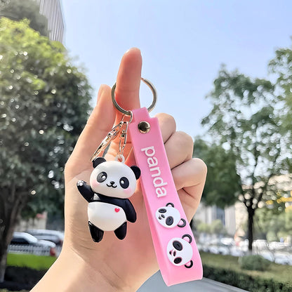 Kawaii Keyring Cute Panda Bag Accessories