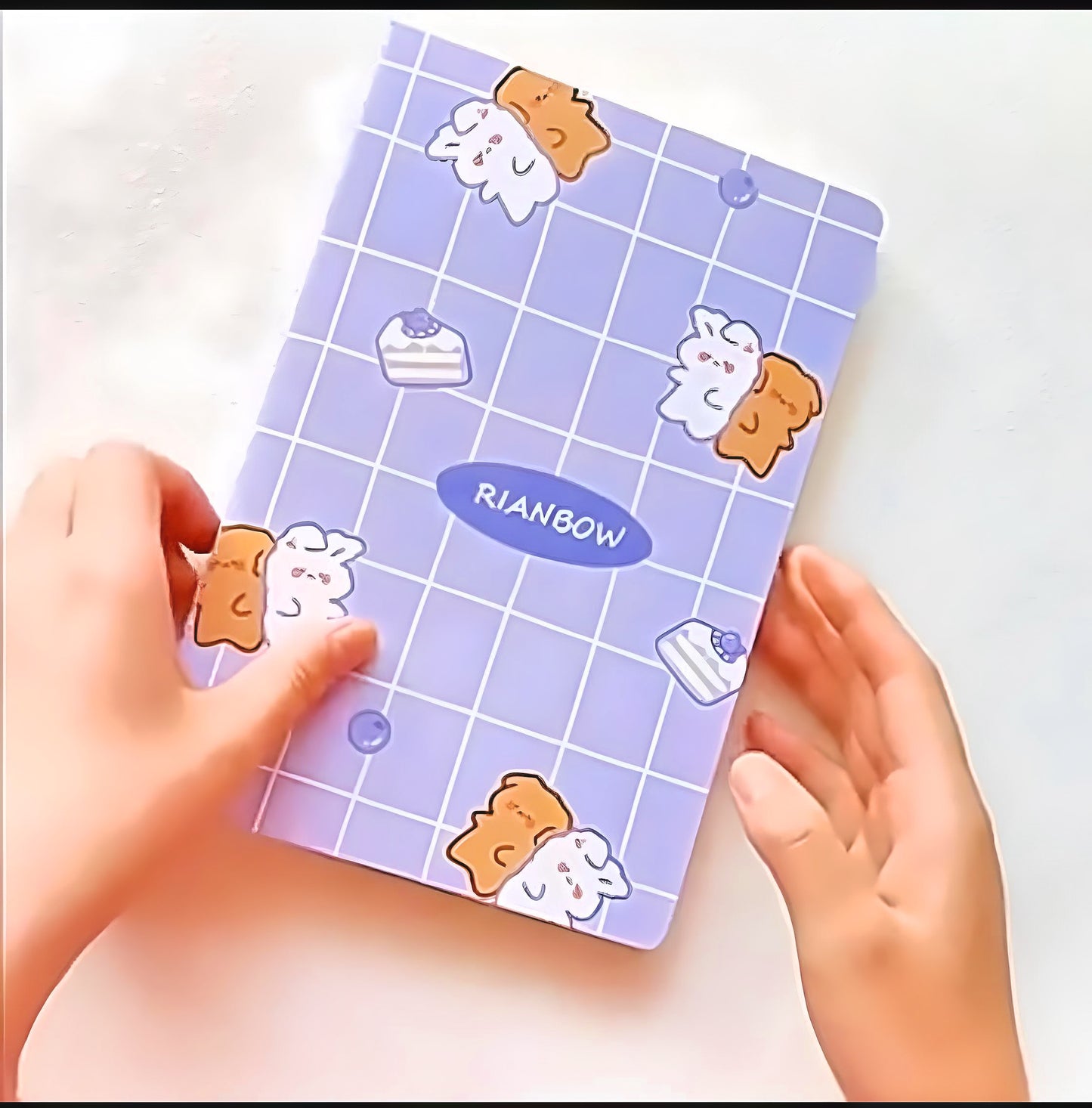 Kawaii Lined Notebook Set of 4 Notebooks