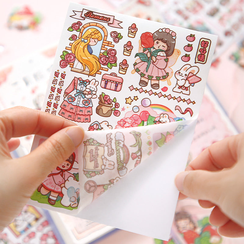 15Pcs Set of Washi Sticker Sheet for Infinite holiday activity fun