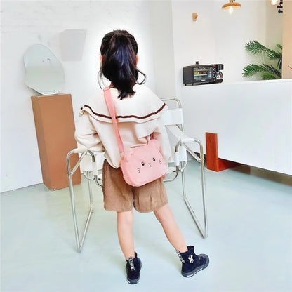 Kawaii Bag for Girls Soft Plush Handbag