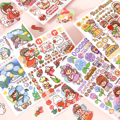 15Pcs Set of Washi Sticker Sheet for Infinite holiday activity fun