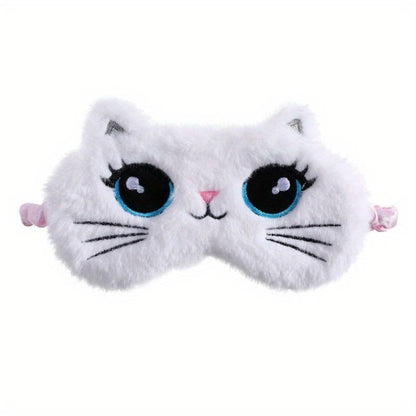 Kitty Cat Plush Sleeping Mask