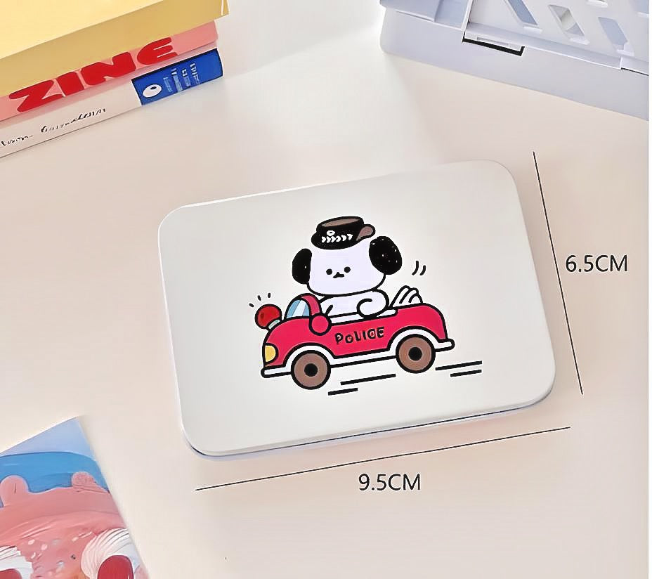 Jelly Dog Storage Tin Box for Stickers, Resin or Jewellery