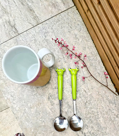 Cute Spoon Stainless Steel Frog Spoon