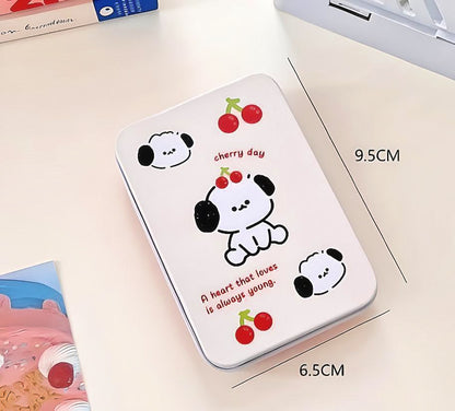 Jelly Dog Storage Tin Box for Stickers, Resin or Jewellery
