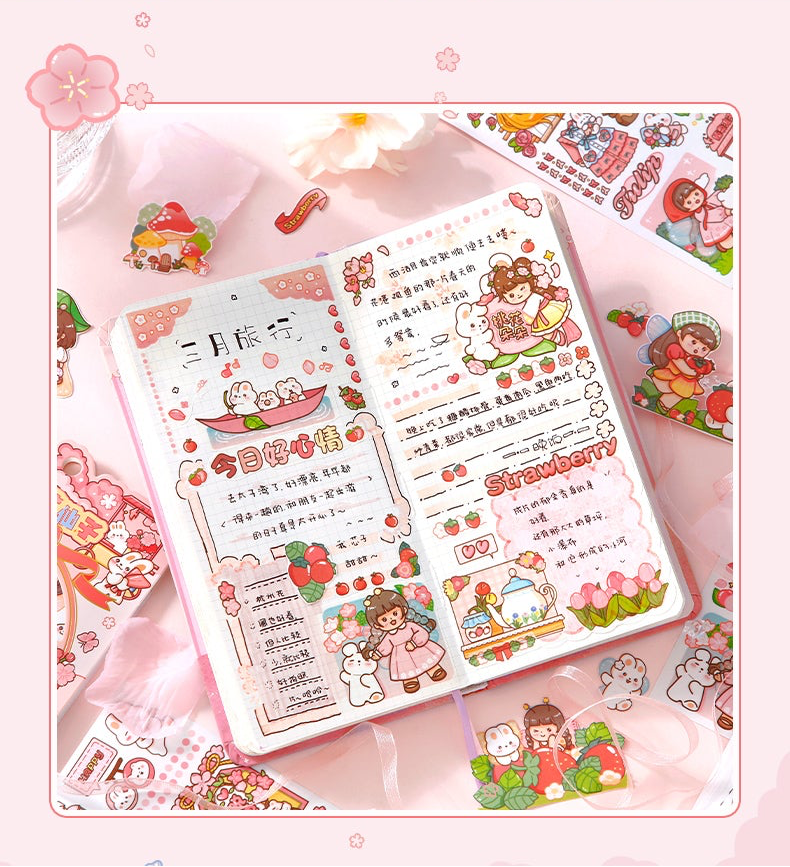 15Pcs Set of Washi Sticker Sheet for Infinite holiday activity fun