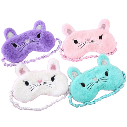 Cute Plush Sleeping Mask Kitty Cat Eye Mask