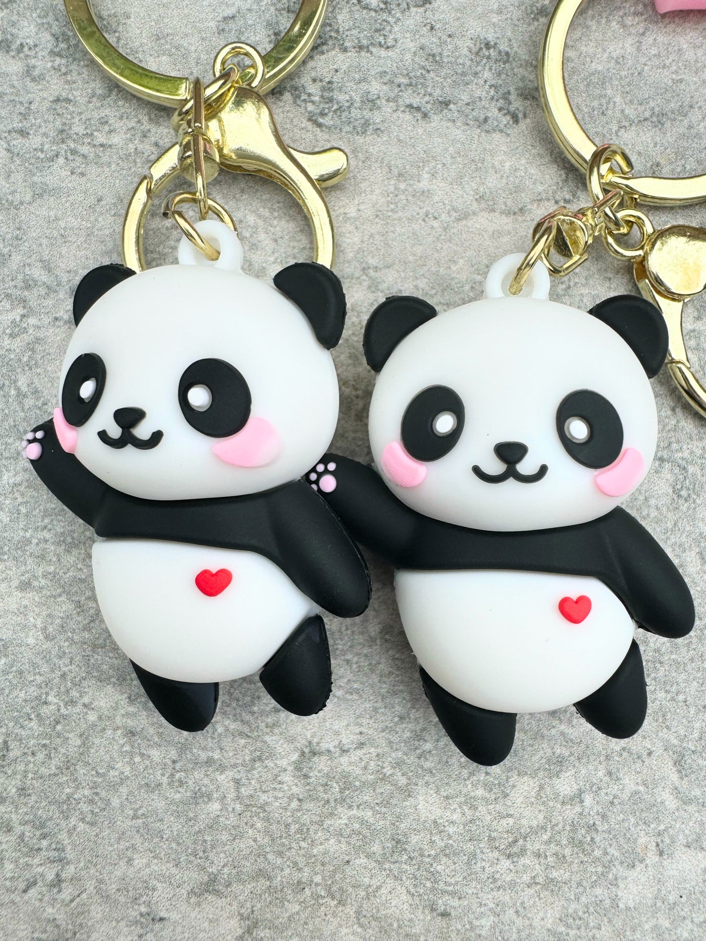 Kawaii Keyring Cute Panda Bag Accessories