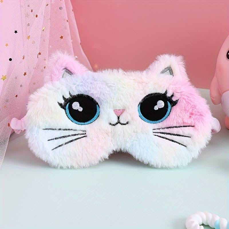 Kitty Cat Plush Sleeping Mask