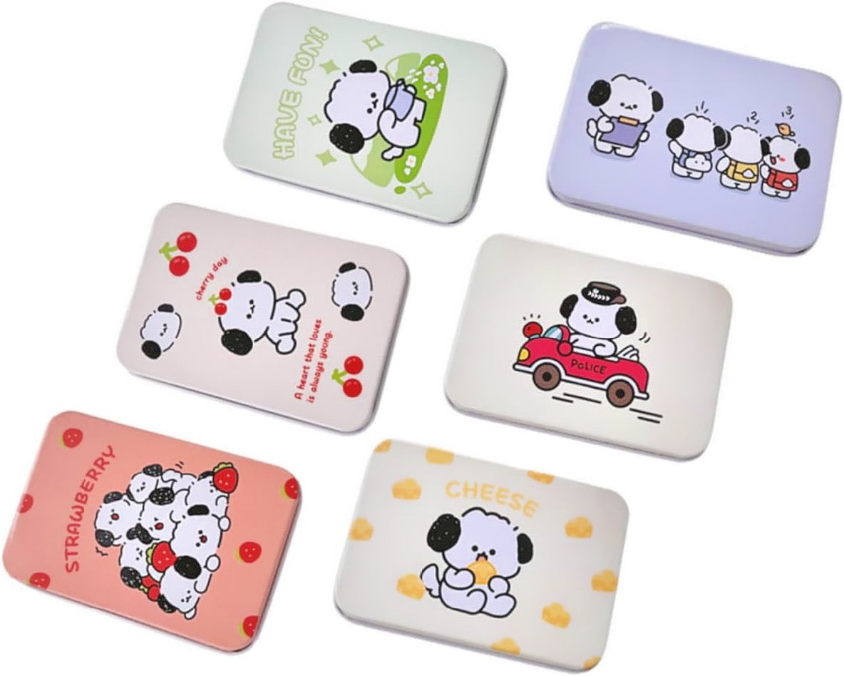 Jelly Dog Storage Tin Box for Stickers, Resin or Jewellery