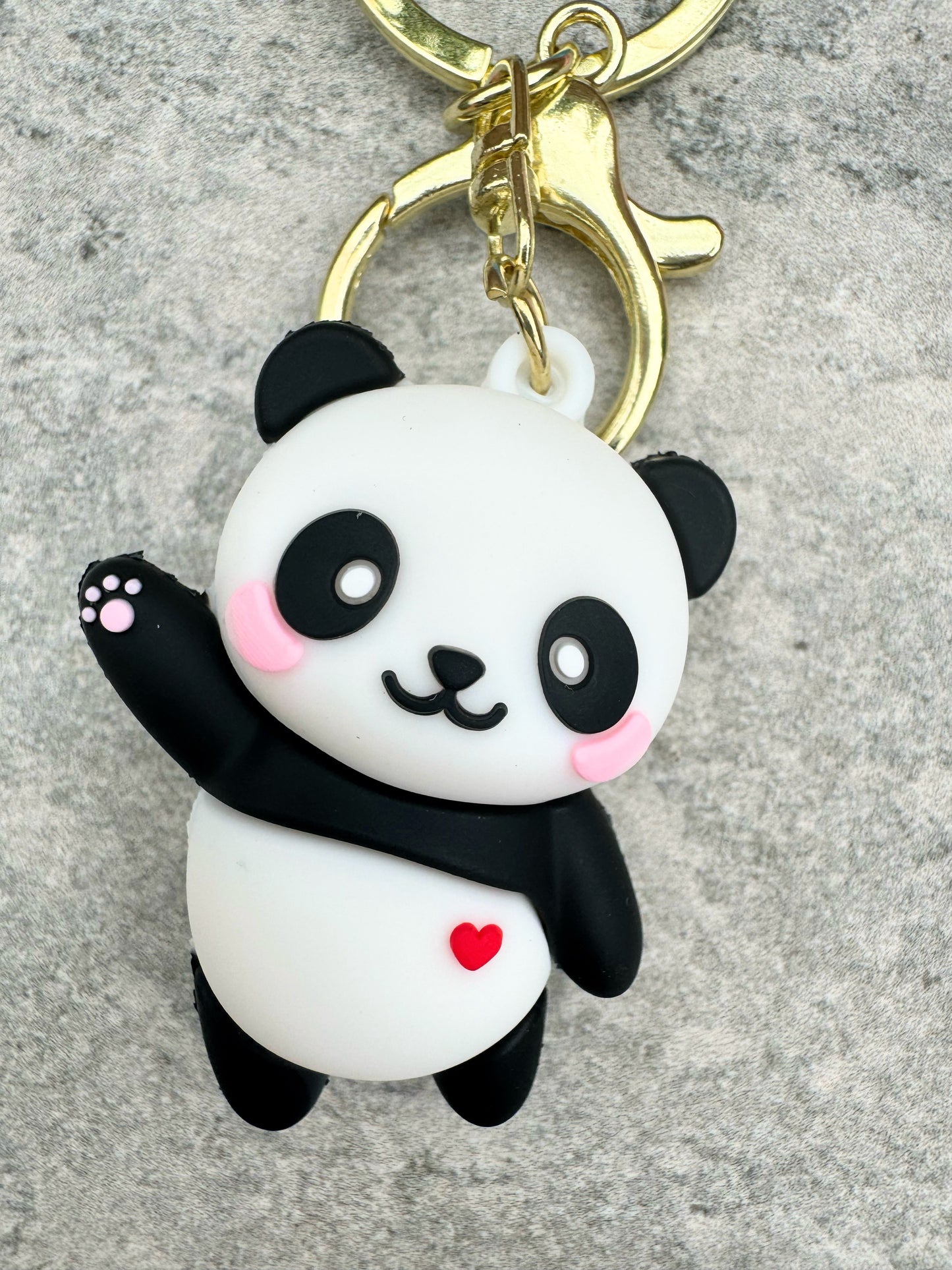 Kawaii Keyring Cute Panda Bag Accessories